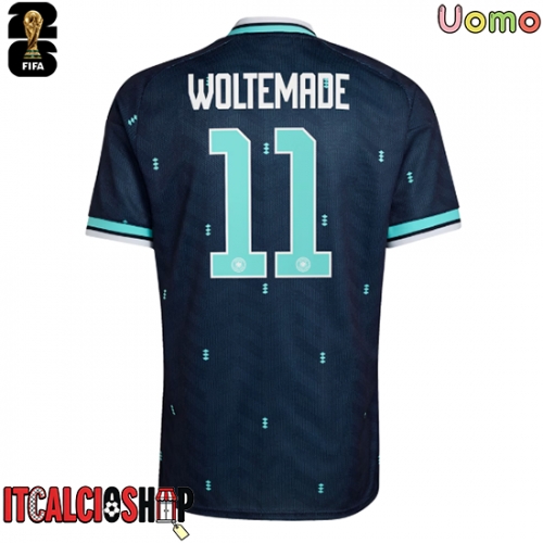 Germania Nick Woltemade #11 Seconda Maglia Mondiali 2026 Manica Corta